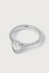 Guess inel pentru femei din oțel inoxidabil CRYSTAL LOVE 9BY2-AKDYZK_SLV (JUBR06.363JW)