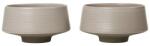 Broste Copenhagen set de castroane din gresie 14 x 7, 5 cm 99KK-ZSUZUD_12X (14533542) Castron