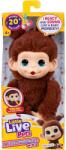 Moose Little Live Pets: Mini Maki Chikki Cherry interaktív barna majom (LLP26765)