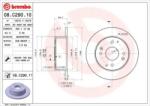 BREMBO Féktárcsa tömör Ø260mm 08. C290.11