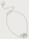 Guess brățară pentru femei din oțel inoxidabil cu zirconiu cubic BELOVED PPY2-AKD0FL_SLV (JUBB06.014JW)