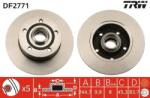 TRW Féktárcsa tömör Ø245mm DF2771