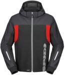 SPIDI HOODIE H2OUT kabát, SPIDI (fekete/antracit/piros, 2XL méret)