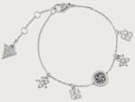 Guess brățară pentru femei din oțel inoxidabil cu zirconiu cubic SECRET GARDEN 9BY2-AKDZ30_SLV (JUBB06.033JW)