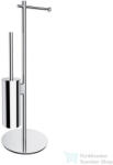 Omnires MODERN PROJEKT álló WC kefe/papír tartó állvány, króm MP60810CR (MP60810CR)