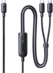 Baseus Cablu Baseus Flash 4 140W 2-in-1 Fast Charging USB-C, 1.5m, Negru (E0426X00) - pcone