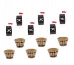 PartyDeco Kalóz Muffin Szett 6DB-OS
