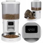 Peluvio Automatikus kutya macskaeledel adagoló 4, 5Lmiska Peluvio Crispy (PE-CRISPY WHITE)