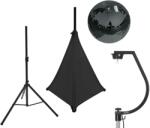  EUROLITE Set Mirror ball 30cm black with stand and tripod cover black (20000706)