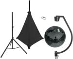  EUROLITE Set Mirror ball 50cm black with stand and tripod cover black (20000709)