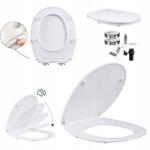 AquaUno Szabadon álló WC-ülőke Vano AquaUno Slim Pp kerek 45x37 cm (70302010301-3)