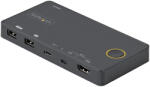 StarTech 2 Port Hybrid Usb-c Kvm Switch Kvm Switch - 4k 60hz Hdmi 2.0 (sv221huc4k)