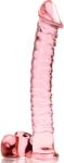 Nebula Series by Ibiza Nebula Series by Ibiza-Modelo 23 Dildo Cristal 21.5 cm - Ø 4 cm - Roz Dildo