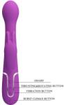 Pretty Love High Tech-Dejon 3 in 1 Vibrator Iepuraș Multifuncțional Vibrator
