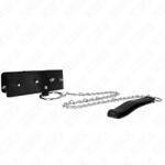 KINK Collar & Gag-Colier 65 cm cu Lesă cu Nițuri Argintii Model