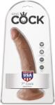PIPEDREAMS King Cock-Penis Realist 17.5 cm Caramel-Silicon, Waterproof Dildo