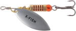 X-Fish Lingurita rotativa X-Fish Rampage #1 5.5g Silver (19170589)