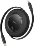 Baseus Cablu Baseus Free2Pull retractabil USB-C la USB-C 100W, 2m, Negru (P10364500113-01) - pcone
