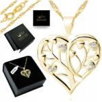 Golden Haus Arany Nyaklánc Szív 925 Ajándék Barátnő Nő Feleség Anya Lánya (Biżuteria dla niej dziewczyny babci żony mamy)