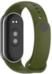 Beline Curea din silicon Beline Simple Silicone Strap compatibila cu Xiaomi Mi Band 10/9/8, Verde (5906849662223)