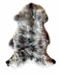  Báránybőr "hanga" Szürke 110cm/XXXL (Anya) 100%Természetes! (Skóra owcza "WRZOSÓWKA"- Siwa - Duże Jagnie)