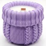 HARAHU Lumânare Pulover - Violet / Magie de iarnă KP41186