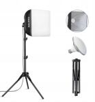 Raleno Softbox, 50 W-os Led fotóstúdió szett, 40 x 40 cm (PS75)