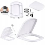 AquaUno Zaro AquaUno D-Shape duroplast szabadonálló WC-ülőke 44x36 cm (70303010402-1)