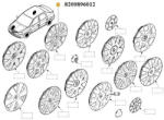 RENAULT Capac Janta Tabla 15`` (cx_8200896012)