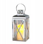  Trirocks Rozsdamentes acél lampion Ezüst 35 cm