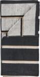 Zone Denmark Prosop de baie Sauna 50 x 100 cm, negru-gri (37621) Prosop