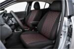  Huse scaune auto Dacia Logan III Prestige 2020+ Premium piele ecologica romb (210726-2)