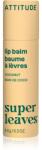 Attitude Super Leaves Lip Balm balsam de buze cu parfum de cocos Coconut 8.5 g