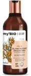 Farmona Natural Cosmetics Laboratory bőrpuhító tusfürdő, my'Bio, északi homoktövissel, 500ml, száraz és érdes bőrre