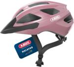ABUS road bike helmet Macator - sporty bike helmet for beginners - also for pigtail wearers - for women and men - shiny pink, size M - 67335 (67335)