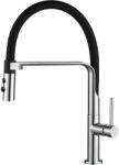 Kuchinox Siluetto baterie bucătărie pe picior crom-negru BQU_778D (BQU778D)