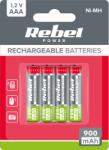 Rebel Acumulatori Rebel AAA reîncărcabili 900 mAh Ni-MH 1, 2 V, 4 buc. L-BAT2013 (BAT2013) Baterie reincarcabila