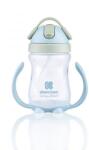 KikkaBoo Pahar anti-vărsare cu pai, 300 ml, albastru 31302030046