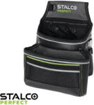 STALCO Perfect S-76290 KNP12 profi szerszámtartó táska, övre fűzhető - 24x32 cm (3 zseb) (S-76290)