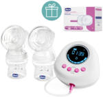 Chicco duo elektromos mellszívó Double pink + CHICCO melltartóbetét 30 db