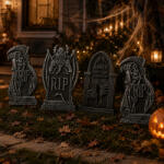 Koopman Halloween sírkő fém talppal, 43 cm 3 féle választható kivitel (491664090)