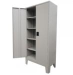 Plus Mobilier Fiset metalic Premium Asamblat 4 rafturi si picioare, 800x350x1920 mm, 50 kg/polita, PLUS gri Fiset metalic 2 4 50 kg Da 800x350x1920 (61004494) Dulap arhivare
