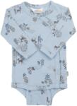 JOHA Body kimono lână merinos si mătase Joha - Blue Deer