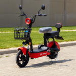 GEELI Scuter electric cu pedale Geeli BEE, 350W, 48V 12Ah, 25 km h fara permis, 2 locuri, autonomie pana la 38 km, CIV RAR inclus (BEE-1)