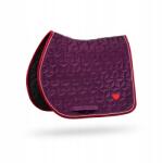 Galop Wear Nyeregalátét Galop Wear Velvet szív lila-bordó (czaprak_serce_bordo)