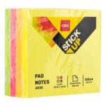 Deli Notes adeziv 76 x 76mm 4 culori neon 400 file DELI (DLEA03003)