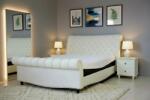  Pat Misterio 160x200 cm Crem + Saltea Wolke Memory Confortable Airflow 160x200x30 cm (C4368) Saltea