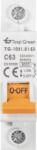 Total Green intrerupator automat monopolar 63a curba c 6ka (EL0029514)