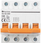 Total Green Intrerupator automat tetrapolar 4P 40A curba C 6kA (EL0029524)