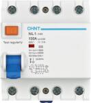 Chint Intrerupator diferential RCCB 100A 4P 100mA 6kA tip AC (EL0089922)